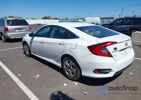 2017 Honda Civic Lx из США, поврежденный, VIN 19XFC2F57HE078388
